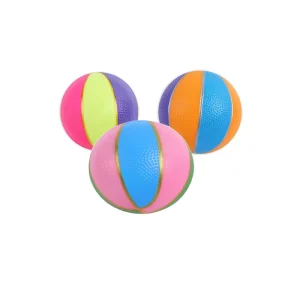 4 Inches Colorful Painting Toy Basketball Toddler Little Kids Ball PVC Toys Plastic Basketball for Kids Play