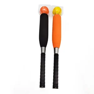 4 Sets CTN 24″ NBR Foam Softball Composite Baseball Bat Set Super Safe Kids Outdoor Sport Toy with Ball