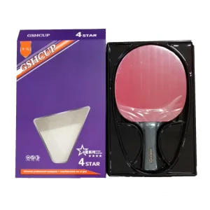 4 Star Carbon Fiber Table Tennis Racket Set