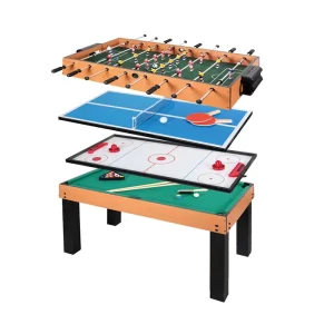 4 in 1 Billard Pool Mini Billiard Pool Table With Air Hockey Pingpang and Football Table