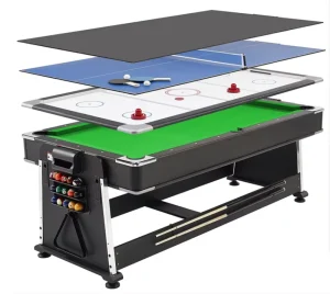 4 in 1 Multifunctional Billiard Table Flip Billiards Air Ball Pool Table