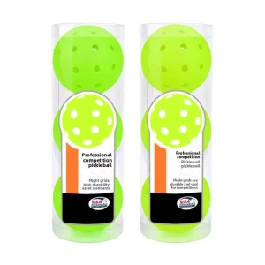 40 Hole Pickleball Balls Rotomolded One Piece PE Material 74mm 26g Sand Textured Outdoor Training Competition