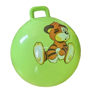 45cm Durable Toy Inflatable Bouncing Hopper Ball Exercise Ball Multi-Function Jump Ball with Handles