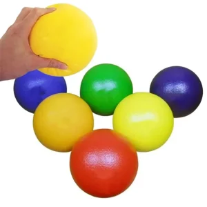 4in Sports Toys Ball Decompreesion Ball Non-inflatable Dodgeball Slow Rebound Pu Pat Ball