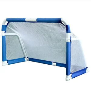 4×2.5 FT Three Person Outdoor Football Door Gate Small Soccer Goals Set Aluminum Portable for Kids