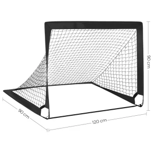 4×3 Lightweight Backyard Indoor Portable Small Practice Kids Football Soccer Goal