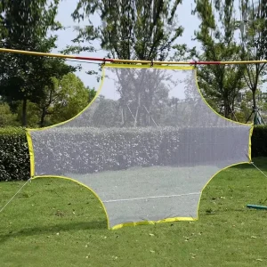 5/7/11 People Soccer Practice Shooting Goal Net Portable Football Mesh Outdoor Goalkeeping Gate