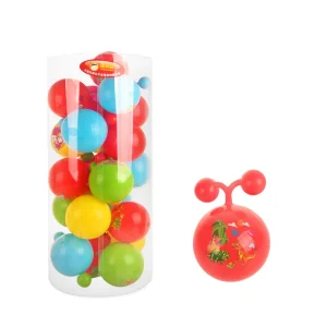 5.5 Inches Double Round Ball Handle Ball PVC Toy Ball Full Printed Toy Bouncing Inflatable Toys
