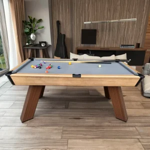 5.5ft Luxury Modern Durable Wooden MDF Pool Table High End Home Indoor Sports Snooker Billiard Table Customizable Includes