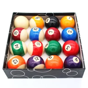 50.8mm Billiard Pool Ball 2″ Billiard 8 Ball Pool Ball Set 16x
