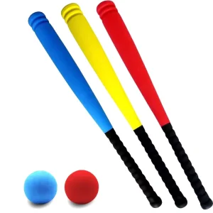 54cm EVA Soft Baseball Bat Batting Tee Set Indoor Outdoor Baseball Bat Sport Toys for Parent Child and Kindergarten Activities