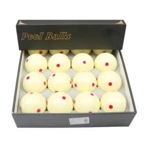 57.2mm Competition Grade Resin Original Dotted White Cue Ball Pool Cue Ball for Tournament