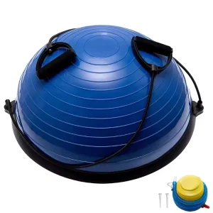 58cm Yoga Half Balance Ball Custom Logo Pilates Exercise Yoga Balance Ball