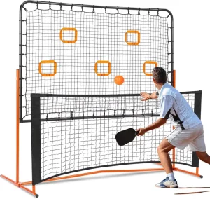 6*6FT Pickleball Net Court Equipment 3 in 1 Pickleball Rebounder Net Durable for Training and Practice Tennis Net