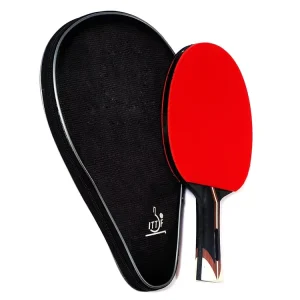6 Star Premium Pingpong Paddle Bonus Professional Case Advanced Table Tennis Racket ITTF Approved Rubber