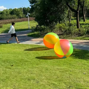 60 cm PVC Inflatable Ball for Outdoor Sports and Play for Drifting and Swimming Pool Beach Garden Kid’s Air Beach Water Toy
