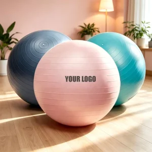 65CM Thickened Shatter-Resistant PVC Yoga Ball for Pilates & Gymnastics Eco-Friendly Massage Fitness Ball