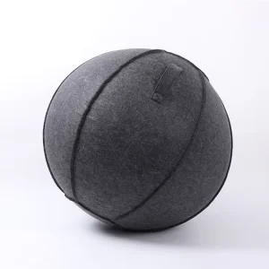 65cm Fitness Sports Yoga Ball with Handle Cover for Birthing and Exercise