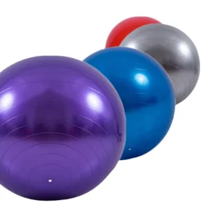 China New 65cm PVC Yoga Ball Fitness Ball With Custom Logo Thickened Explosion-Proof Med Ball for Rehabilitation