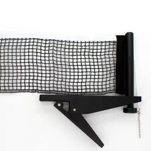 68″ Premium Nylon Blend Net with Heavy-Duty Steel Post for Table Tennis Table