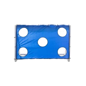 6X4FT Children’s Sports Soccer Mini Football Goal Foldable Pop Fiberglass Tube Oxford Fabric Eco Friendly White