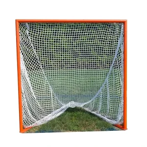 6X6X7 Heavy Duty Professional Tournament Collegiat Lacrosse Goal With 7mm White Goal Net