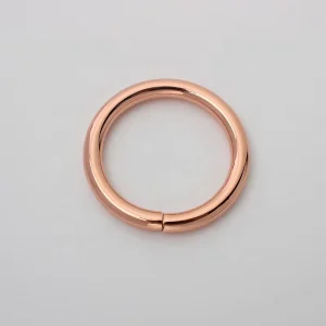 7 Colors Full Size Rose Gold Metal Gate O Ring Customizable Clasp for Bags