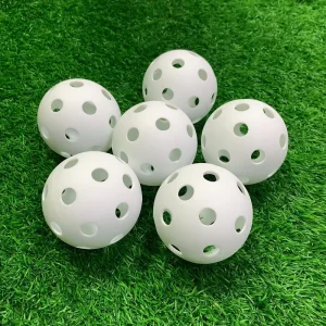 72mm 26 Hole Fuller Ball PE Soft Plastic Floor Ball Indoor Practice Ball Hockey Multi color Floorball