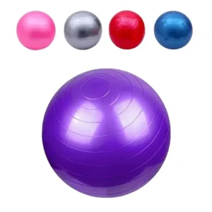 75cm PVC Thickened Anti Burst Yoga Ball Smooth Matte Surface Pilates Fitness Ball for Yoga Studio