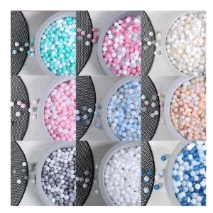 7cm 70mm Plastic Pearl Color Soft Play Toy White 5000 Toy Ball Pit Balls for Kids