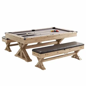 7ft 3 in 1 Multi Function MDF Dining Pool Table for Sale