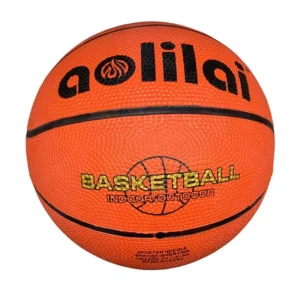 7in Mini Basketball Durable Hard Rubber Grip Ball Indoor Outdoor Play Training Exercise Youth Sports Coaching