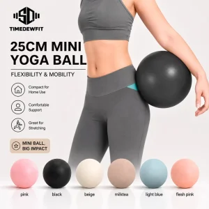 8′ 25cm Pilates Ball Anti Burst Mini Yoga Ball Small Therapy Gym Ball Pelota De Yoga Balles De Pilates Barre Workout Ball