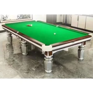 8 Ball Slate Billiard Table Multi-Functional Pool with Solid Wood Legs