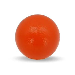 8 Inch Orange Outdoor PU Dodgeball Toy Ball for Beach Play 20.3cm Diameter for Summer Fun