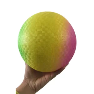 8.5 Inch Dodgeball Inflatable Rainbow Playground Ball Sports Ocean Balls for Kids