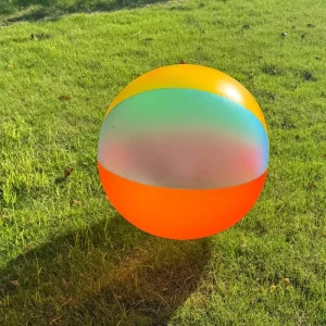 80 cm Diameter PVC Inflatable Beach Ball for Drifting Outdoor Water Play in Lakes & Rivers Kid Friendly Sport Toy