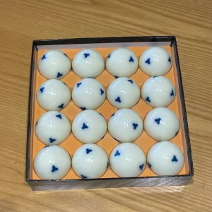 8A White Crystal Pool Ball Size 57mm for American Pool