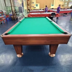 8ft 9ft American Standard Style Pool Billiards Table Solid 9 Ball Club Use Auto Return Rubber Cushions Solid Wood