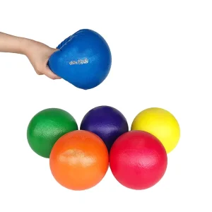 8in Soft Foam Balls Bulk Dodgeball Lightweight Assorted Colors Sponge Balls Birthday Party Gifts