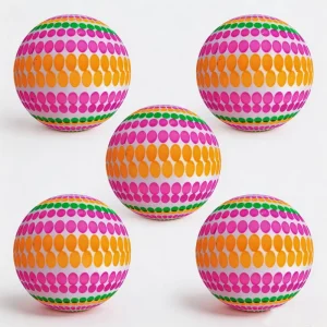 9 Inch Colorful PVC Inflatable Ball Custom Logo Wear Resistant Soft Kids Toy Ball for Daily Play Indoor Outdoor Sports