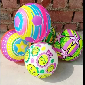 9 Inch Uninflated Fluorescent Vinyl Sports Toy Ball for Children