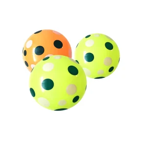 9 Inches 2 Colors Dot Ball PVC Toy Ball Full Printed Toy Bouncing Inflatable Toys