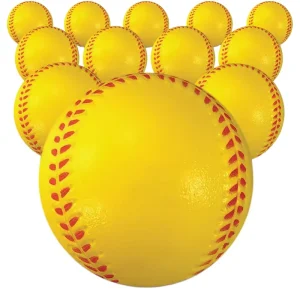 9-inch Professional Custom Logo Entertainment Baseballs PVC Surface Material Practice Baseball Ball Cork Core Baseball