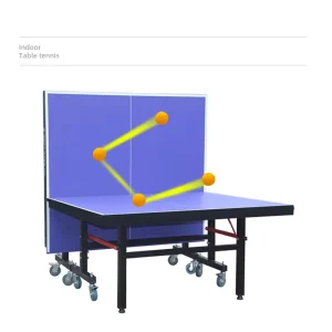 9FT Foldable Ping Pong Table Set Modern Style Indoor and Outdoor TableTennis Table with Net