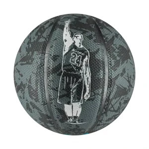 AOYUN XMBLT148 Durable Cross Embossed Leather Sports Basketball Ball Custom Logo Easy Hit Sizes 4 7 Nylon Wound Butyl Bladder