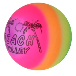 ActEarlier 9 Inch 21 cm PVC Ball Inflatable Beach Ball Kids rainbow Colorful Playground Ball