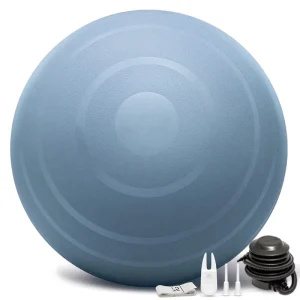 Active PVC Dynamic Yoga Ball Custom Logo Eco Friendly Pilates and Gym Exercise Ball