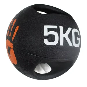 Adjustable Competition Gym Manufacturer Latest Sale Sport Double Handle Medicine Ball Rubber Solid Gravity Ball