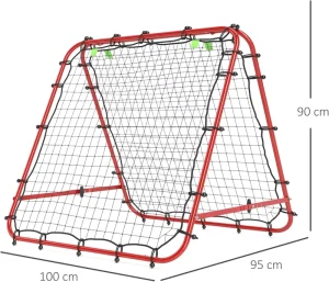 Adjustable Double Sided Soccer Kickback Target Goal Children’s Football Rebounder Net Training Equipment